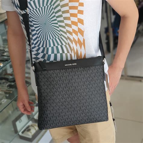 mk black sling bag|mk sling bag for men.